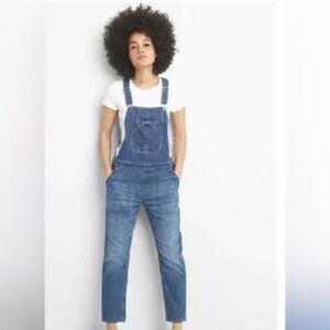 GAP Blue Denim Overalls Front Pocket Size XS Vintage inspired